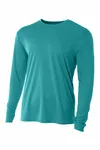 A4 Cooling Performance Long Sleeve Tee A4N3165 TEAL