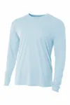 A4 Cooling Performance Long Sleeve Tee A4N3165 Pastel Blue