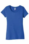 Bella + Canvas - Maglietta da Donna in Triblend a Maniche Corte Vero Royal Triblend