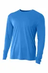 A4 Cooling Performance Long Sleeve Tee A4N3165 Electric Blue