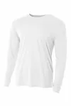 A4 Cooling Performance Long Sleeve Tee A4N3165 WHITE