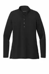 Brooks Brothers Femme - Couche moyenne extensible 1/2-bouton BB18203 Noir chiné