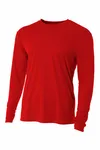 A4 Cooling Performance Long Sleeve Tee A4N3165 Scarlet