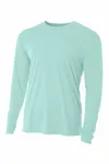 A4 Cooling Performance Long Sleeve Tee A4N3165 Pastel Mint