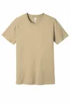 BELLA+CANVAS Unisex Jersey Tee mit kurzen Ärmeln. BC3001 Weiche Creme