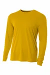 A4 Cooling Performance Long Sleeve Tee A4N3165 Gold