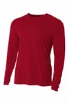 A4 Cooling Performance Long Sleeve Tee A4N3165 Cardinal