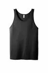 Bella + Canvas - Canotta unisex in jersey Triblend antracite-nero
