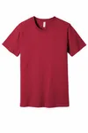 BELLA+CANVAS Unisex Jersey Tee mit kurzen Ärmeln. BC3001 Kardinal