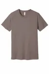 BELLA+CANVAS Unisex Jersey Tee mit kurzen Ärmeln. BC3001 Kieselstein Braun