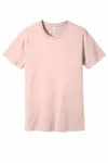 BELLA+CANVAS Unisex Jersey Tee mit kurzen Ärmeln. BC3001 Zartes Rosa