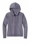 Allmade Women's Organic CVC Fleece Full-Zip Hoodie AL5003 Pourpre cosmique