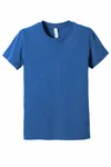 Bella + Canvas Youth CVC Jersey T-Shirt Heather True Royal