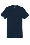 Bella + Canvas T-Shirt unisexe en jersey à manches courtes et col en V NAVY SLUB