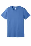 BELLA+CANVAS Unisex Jersey Tee mit kurzen Ärmeln. BC3001 Columbia Blau