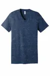 Bella + Canvas T-Shirt unisexe en jersey à manches courtes et col en V MARBRE NAVY