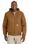 Carhartt Quilted-Flanne-Lined Duck Active Jac. CT106677 DARK NAVY