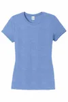 District Women's Perfect Tri Tee. DM130L Maritime Frost