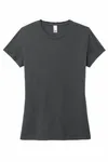 District Women's Perfect Tri Tee. DM130L Charcoal