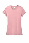 District Women's Perfect Tri Tee. DM130L Wisteria Heather