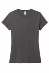 District Women's Perfect Tri Tee. DM130L Heathered Charcoal