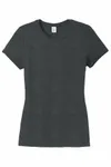 District Women's Perfect Tri Tee. DM130L BLACK FROST