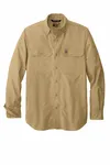 Carhartt Force Solid Long Sleeve Shirt CT105291 KHAKI FONCÉ