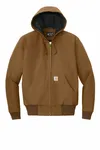 Carhartt Tall Quilted-Flannel-Lined Duck Active Jac. CTT106677 Carhartt Brown