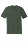 District Perfect Tri Tee. DM130 Heathered Forest Green