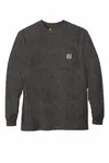 Carhartt Workwear Pocket Long Sleeve T-Shirt. CTK126 Carbon Heather