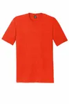 District Perfect Tri Tee. DM130 Deep Orange Heather