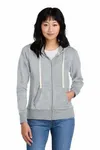 District Women's Re-Fleece Full-Zip Hoodie DT8103 Frêne
