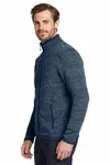 Eddie Bauer Pullover Fleece Full-Zip. EB250 Flussblau Marineblau Heather
