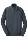 District Leichtes Fleece 1/4-Zip. DM392 Marineblau meliert