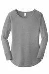 District Women's Perfect Tri Langarm Tunika Tee. DT132L GRAUENFROST