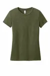 District T-shirt CVC de poids parfait pour femmes DT188 Vert militaire chiné