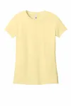 District T-shirt CVC de poids parfait pour femmes DT188 Jaune tendre