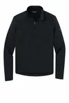 Eddie Bauer Glattes Mittelschicht-Fleece 1/2-Zip EB2360 SCHWARZ