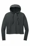 District Donna Perfect Tri Midi Felpa con cappuccio a maniche lunghe DT1390L GOCCIA NERA