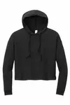 District Donna Perfect Tri Midi Felpa con cappuccio a maniche lunghe DT1390L NERO