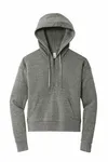 District Women's Perfect Tri Fleece 1/2-Zip Pullover DT1311 Heathered Charcoal