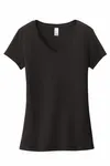 T-shirt Very Important de District pour femmes, col en V. DT6503 NOIR