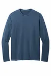 District Wash Langarm-T-Shirt DT2103 TRUE NAVY