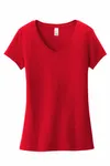 T-shirt Very Important de District pour femmes, col en V. DT6503 Rouge classique
