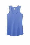 District Women's Perfect Tri Racerback Tank. DM138L Raureif