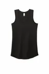 District Women's Perfect Tri Racerback Tank. DM138L SCHWARZ