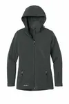 Eddie Bauer Women's Hooded Soft Shell Parka. EB537 Grey Steel