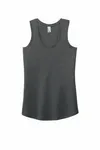 District Women's Perfect Tri Racerback Tank. DM138L SCHWARZFROST
