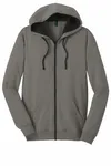 District The Concert Fleece Full-Zip Hoodie. DT800 Grey