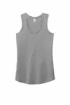 District Women's Perfect Tri Racerback Tank. DM138L GRAUENFROST